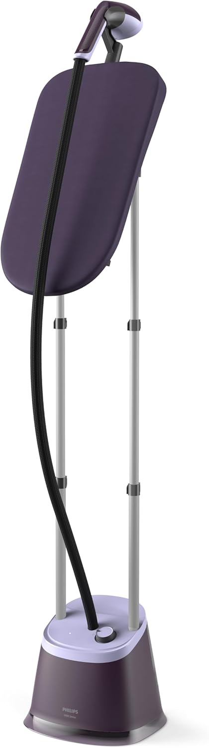Philips 3000 Series Stand Steamer with tilting StyleBoard, Purple