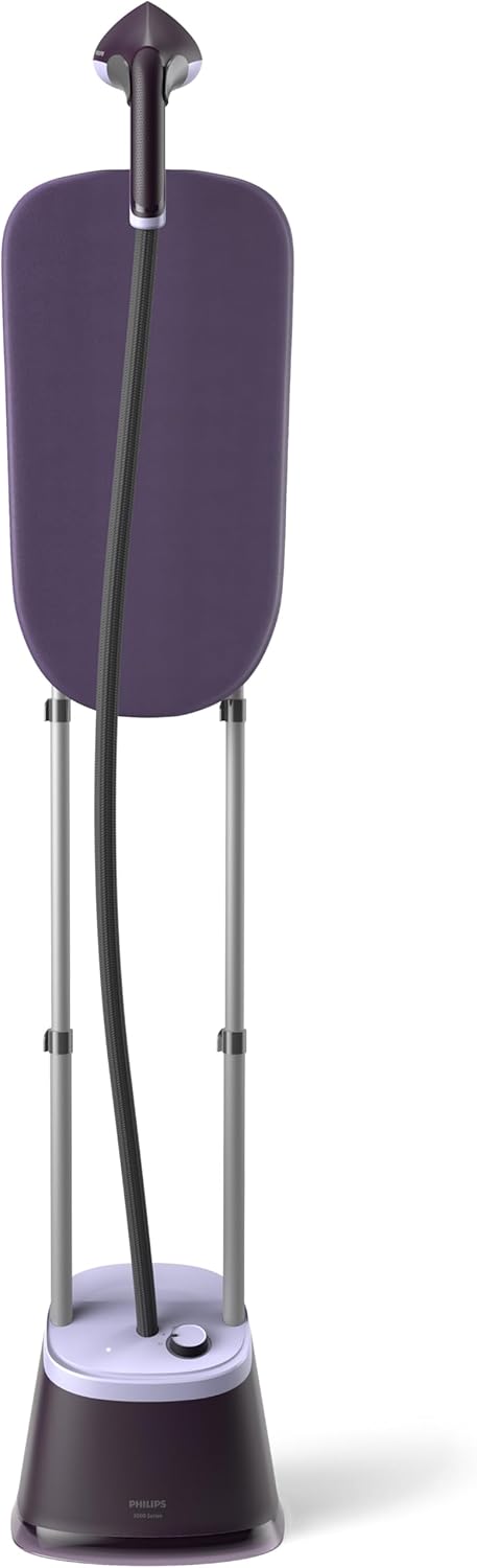 Philips 3000 Series Stand Steamer with tilting StyleBoard, Purple