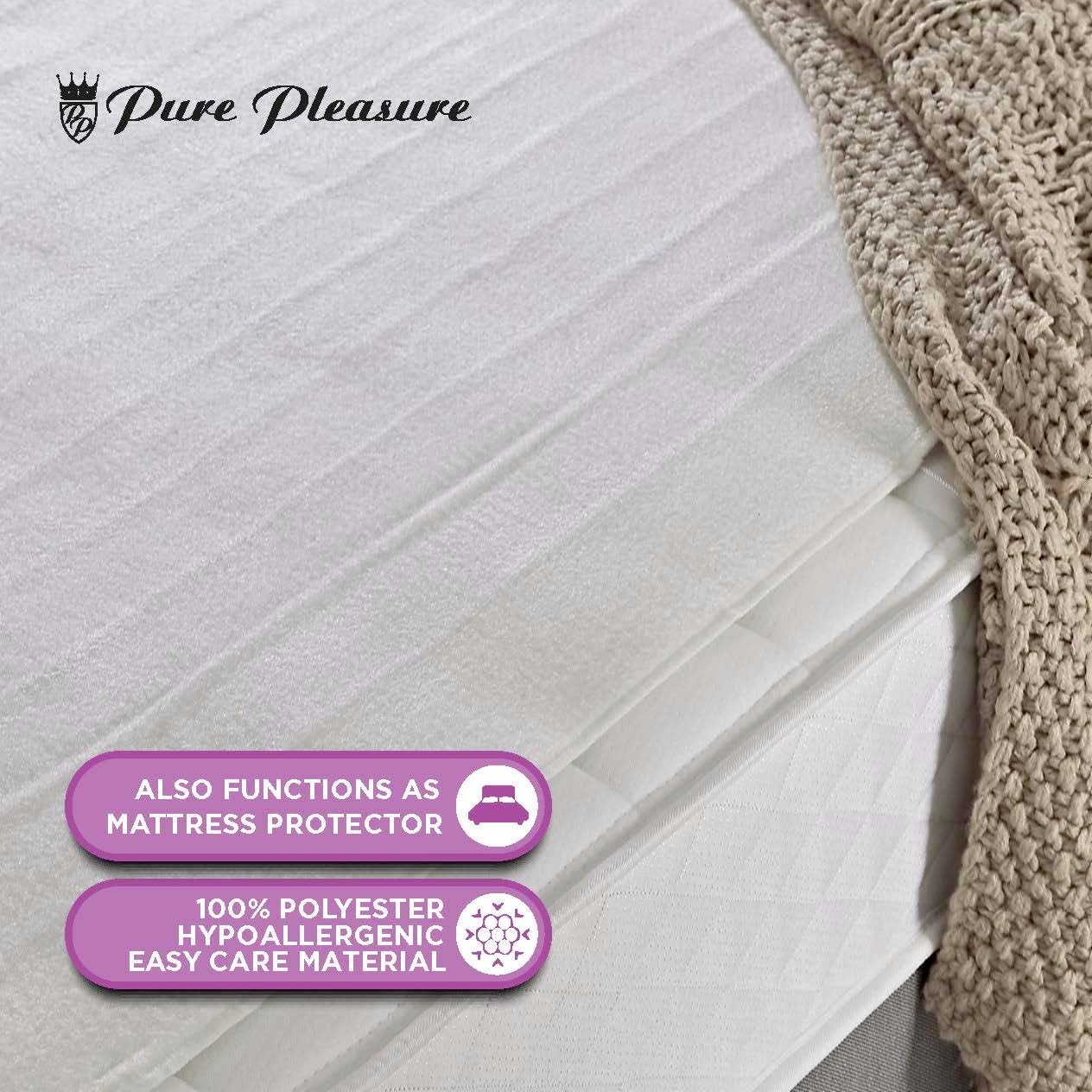 Pure Pleasure Tie Down Electric Blanket, Double Size