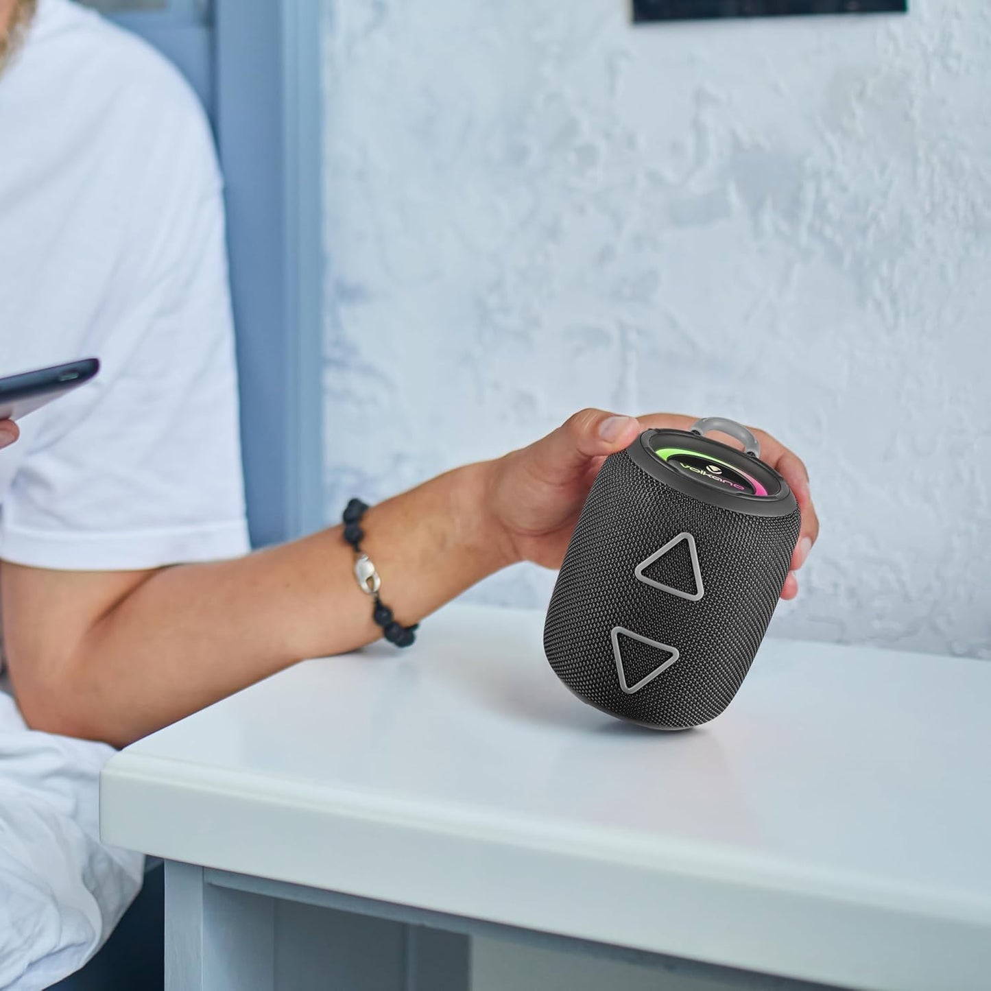 Volkano Topaz Series Bluetooth Speaker, Black