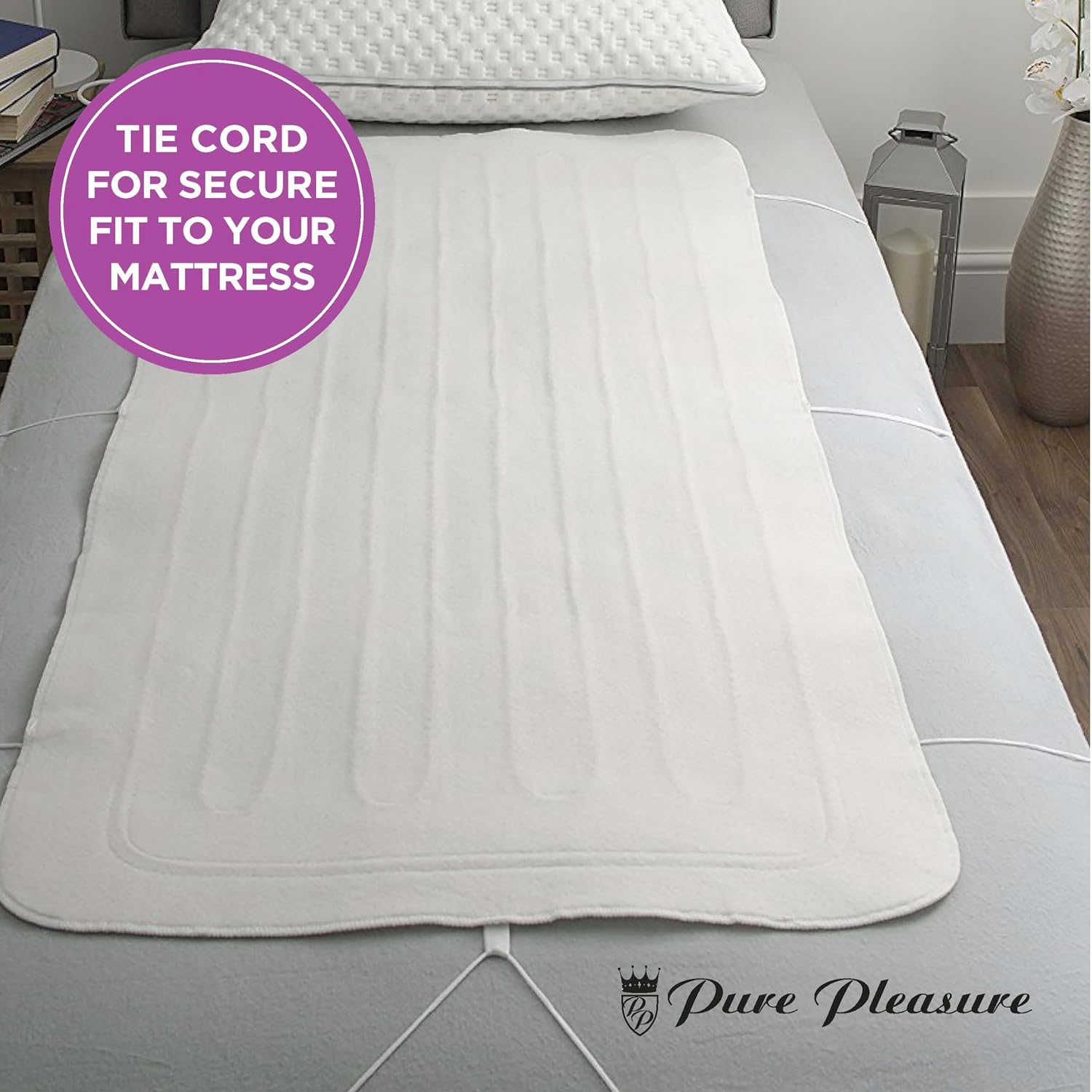 Pure Pleasure Tie Down Electric Blanket, Double Size